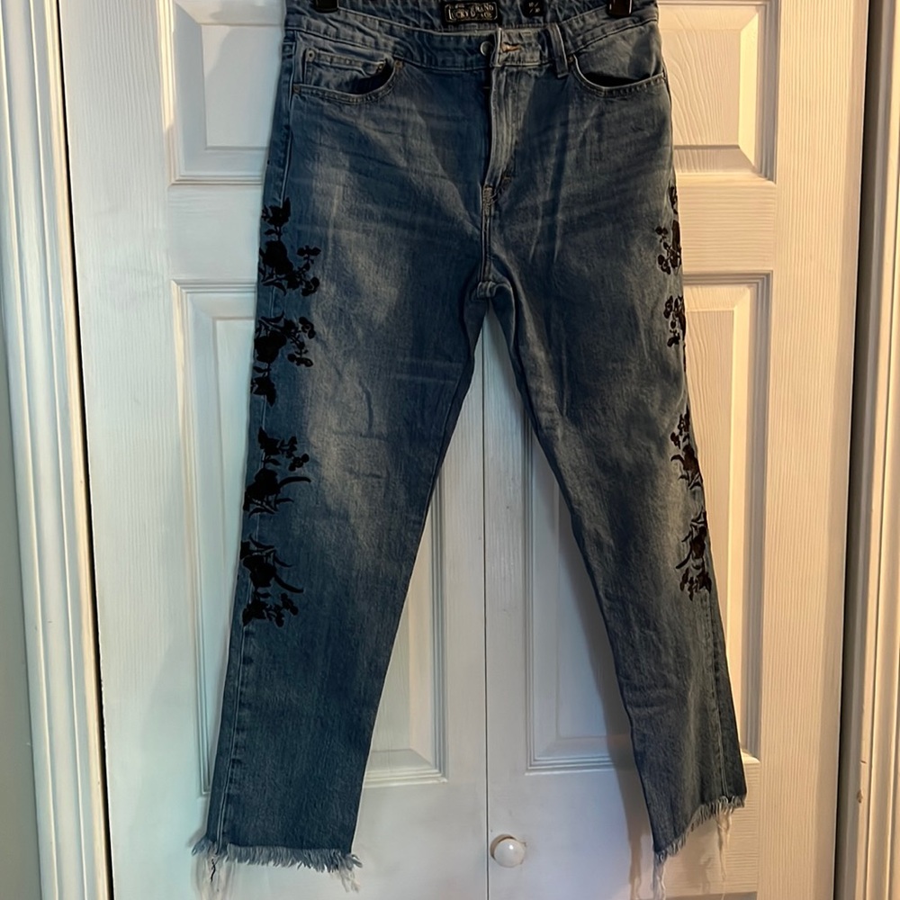 Lucky Brand sienna slim boyfriend jeans size 10/30